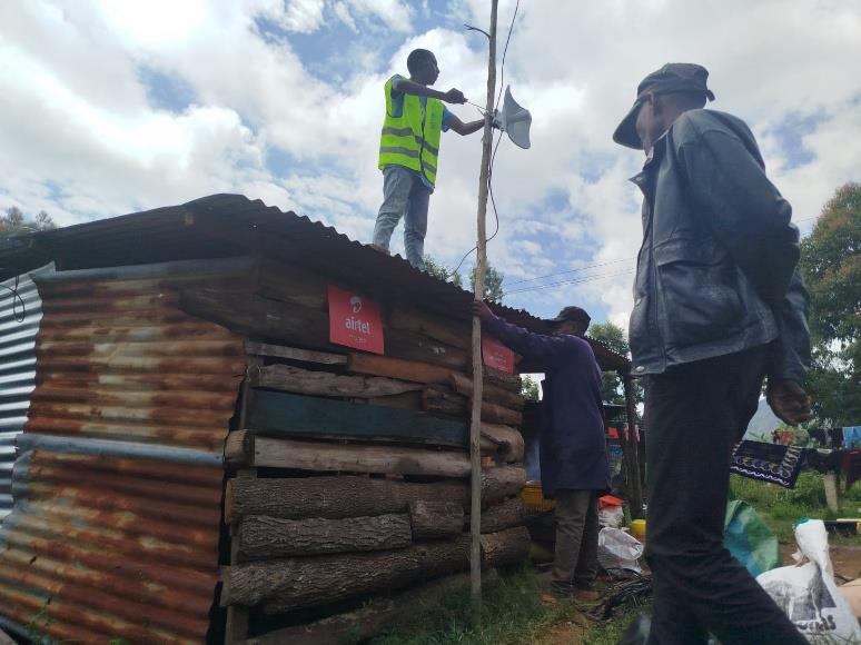 A rural market served by Athi Community Network